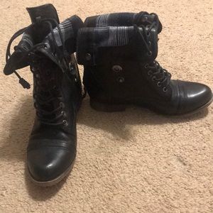 Hot topic combat boots.
